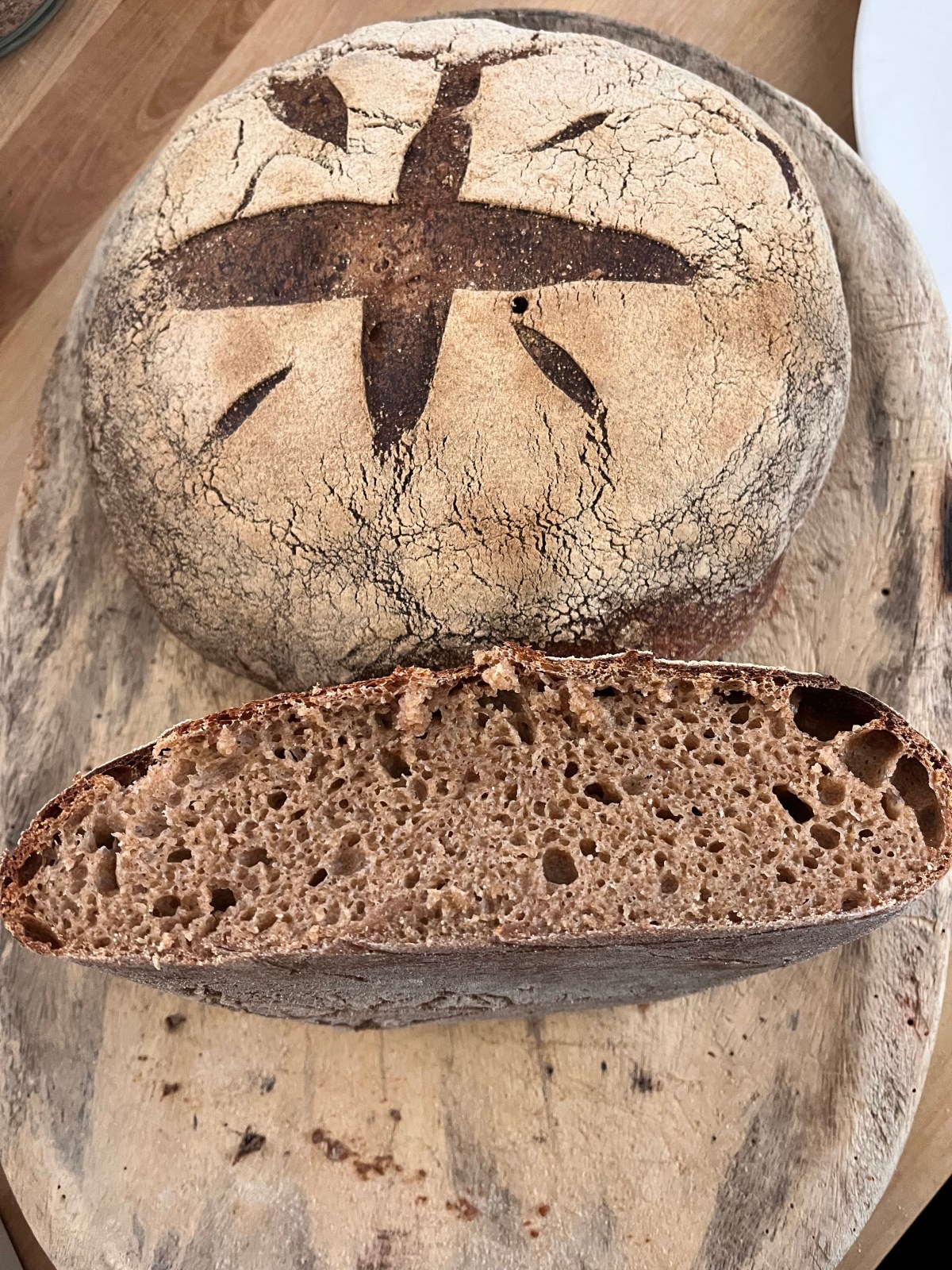 100% Whole wheat sourdough we meet&nbsp;again…